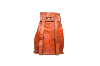 hecho. handgefertigter Lederrucksack Carla, fair gehandelter Rucksack, fair Trade Leather Bag Pack