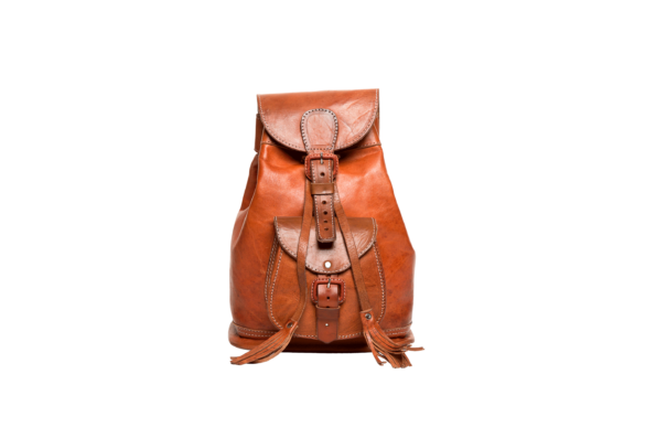 hecho. handgefertigter Lederrucksack Carla, fair gehandelter Rucksack, fair Trade Leather Bag Pack