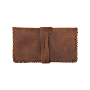 Tabakbeutel aus echt Leder, handgefertigte Tabaktasche, Drehertasche fair gehandelt, Tabaketui fair trade