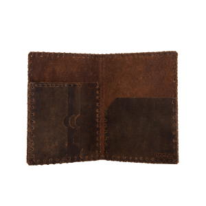 Reisepasshülle aus echtem Rindsleder, handgefertigte Reisepasstasche für den Reisepass aus echtem Leder, handgefertigt und fair gehandelt