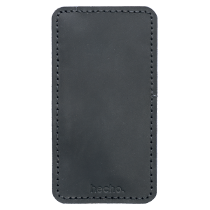 Lederhülle für Apple iPhone 6s, 7 & 8. Hülle, Tasche, Cover schwarz aus echtem Rinds Leder