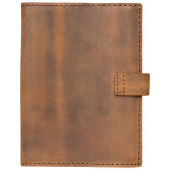 hecho. Lederumschlag DinA5 mit Stiftschlaufe (Ledereinband)